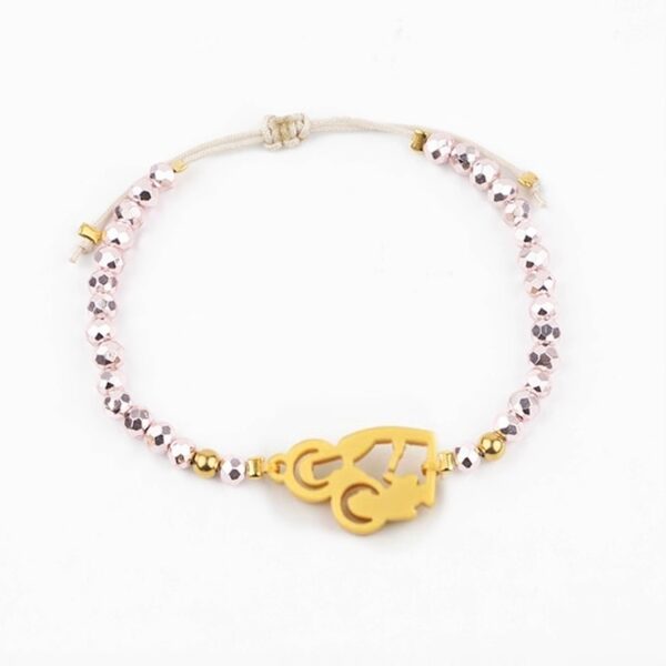 Pulsera Cristal Metalizado Santa Ana