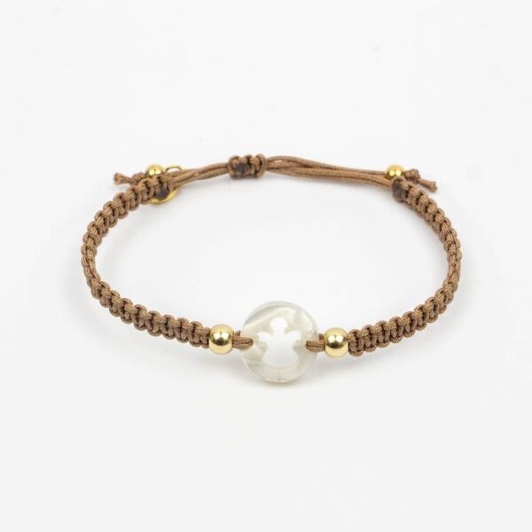 Pulsera Macramé Angelito Arena