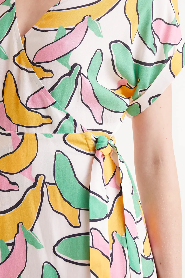 Vestido Midi LENZING™ ECOVERO™ Banana Compañía Fantástica 4 Vestido Midi LENZING™ ECOVERO™ Banana Compañía Fantástica 4