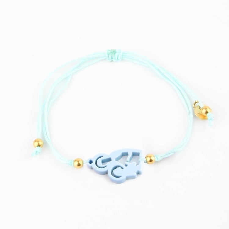 Pulsera Hilo Santa Ana Azul Cielo Pulsera Hilo Santa Ana Azul Cielo