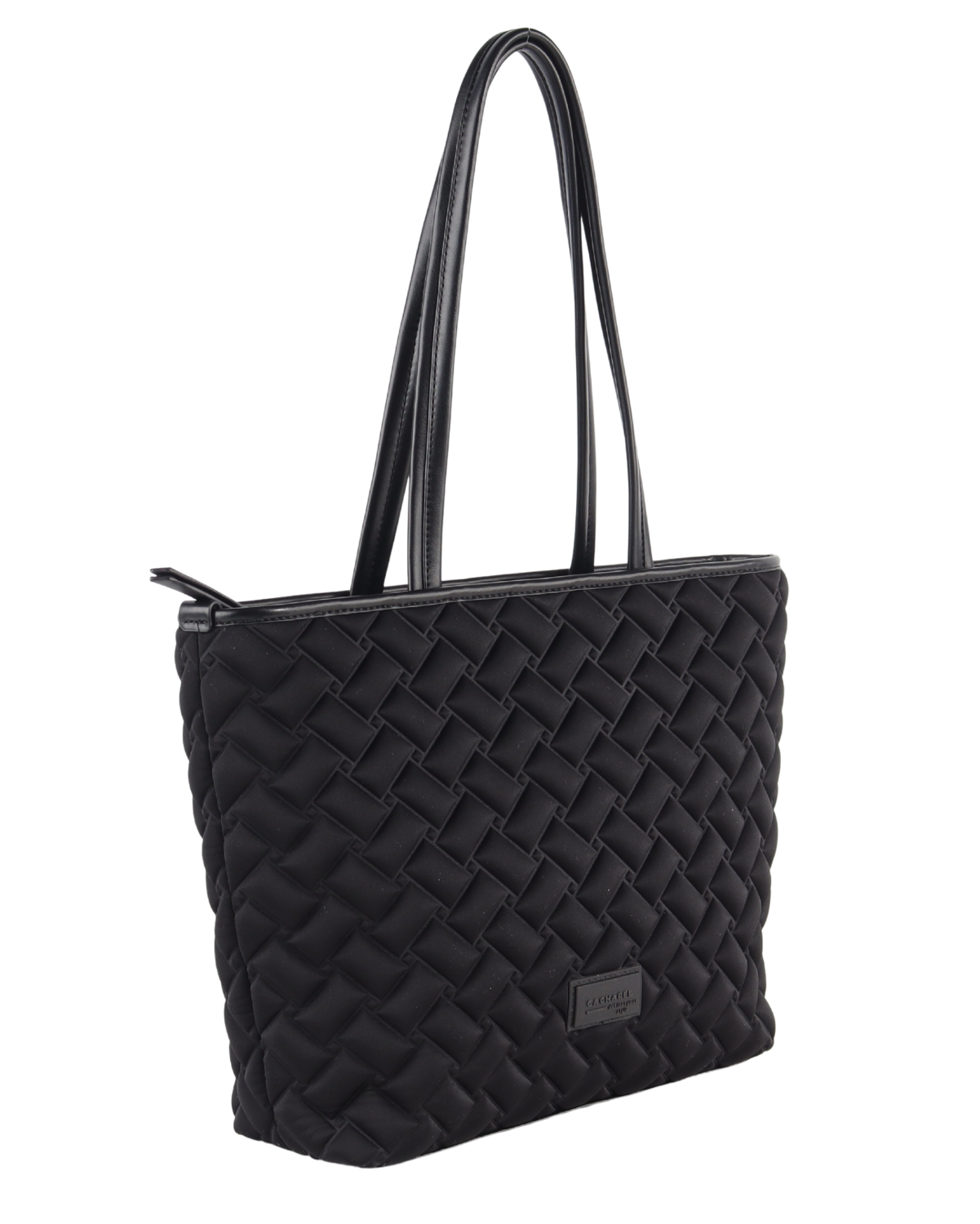 Maxi Shopper Emboss Negro Cacharel 2 Maxi Shopper Emboss Negro Cacharel 2