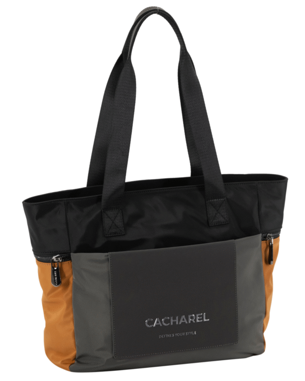 Maxi Shopper Nylon Mostaza Cacharel