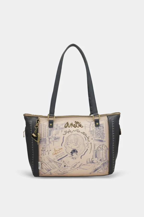 bolso shopper bandolera studio