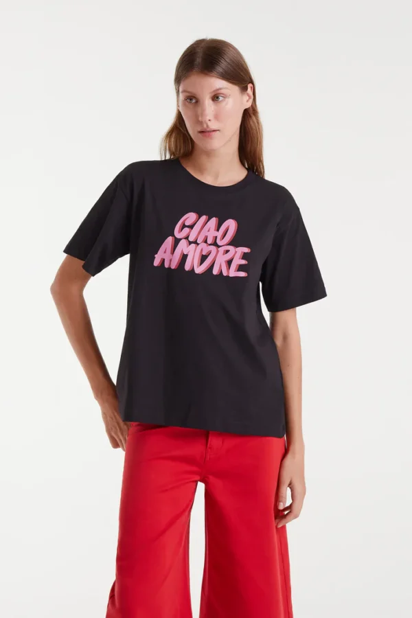 camiseta algodón ciao amore