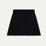 falda corta punto mini black 2