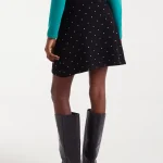 falda corta punto mini black 3