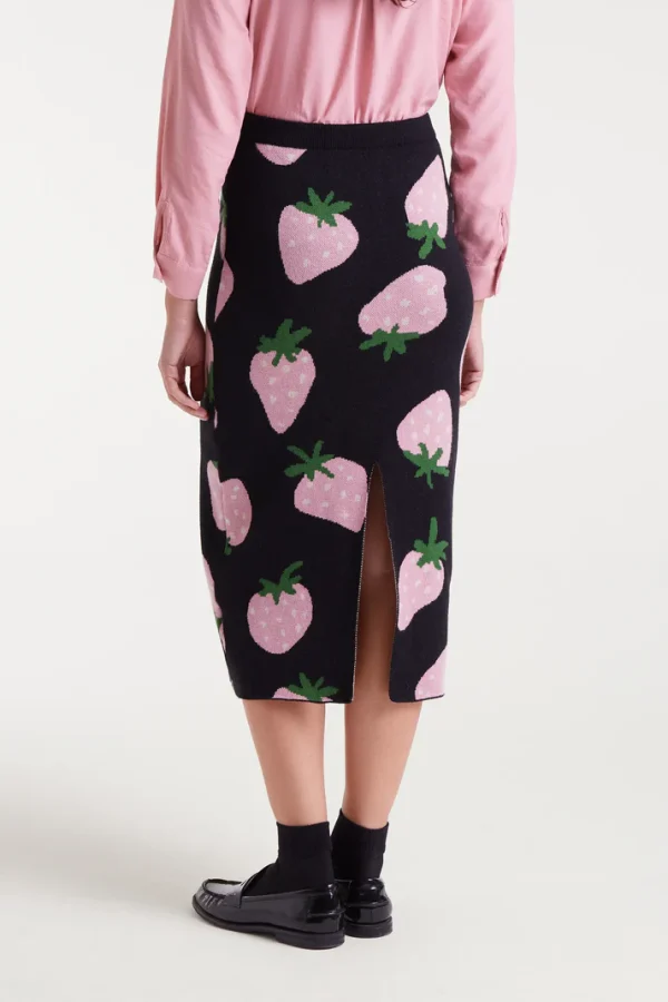 falda midi morango 3