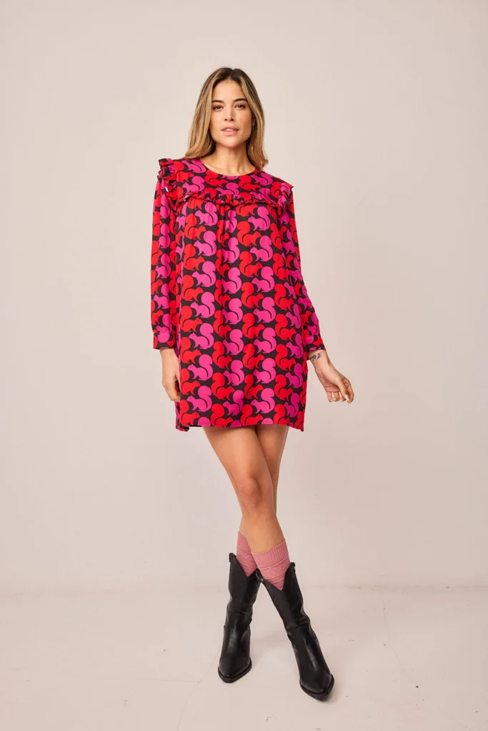 vestido corto hada ardilla